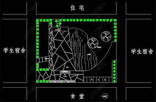 活动中心社区服务中心su模型 cad图纸设计模型下载