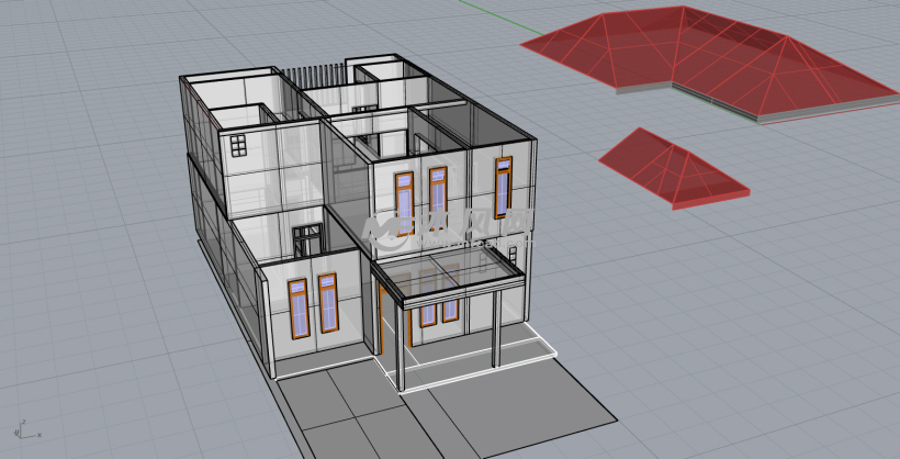 住宅(房屋)设计模型 - solidworks生活用品类模型下载 - 沐风图纸